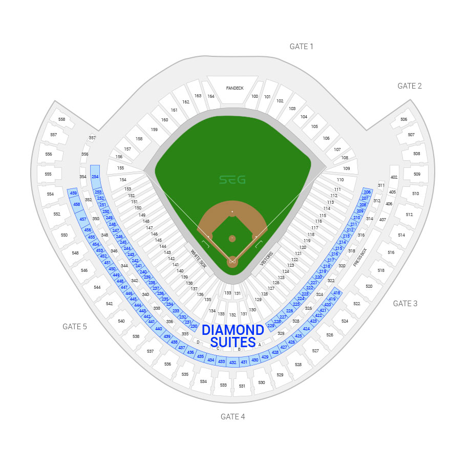 White Sox Seating Chart Detailed Awesome Home