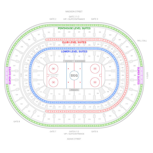 United Center Seating Chart & Map