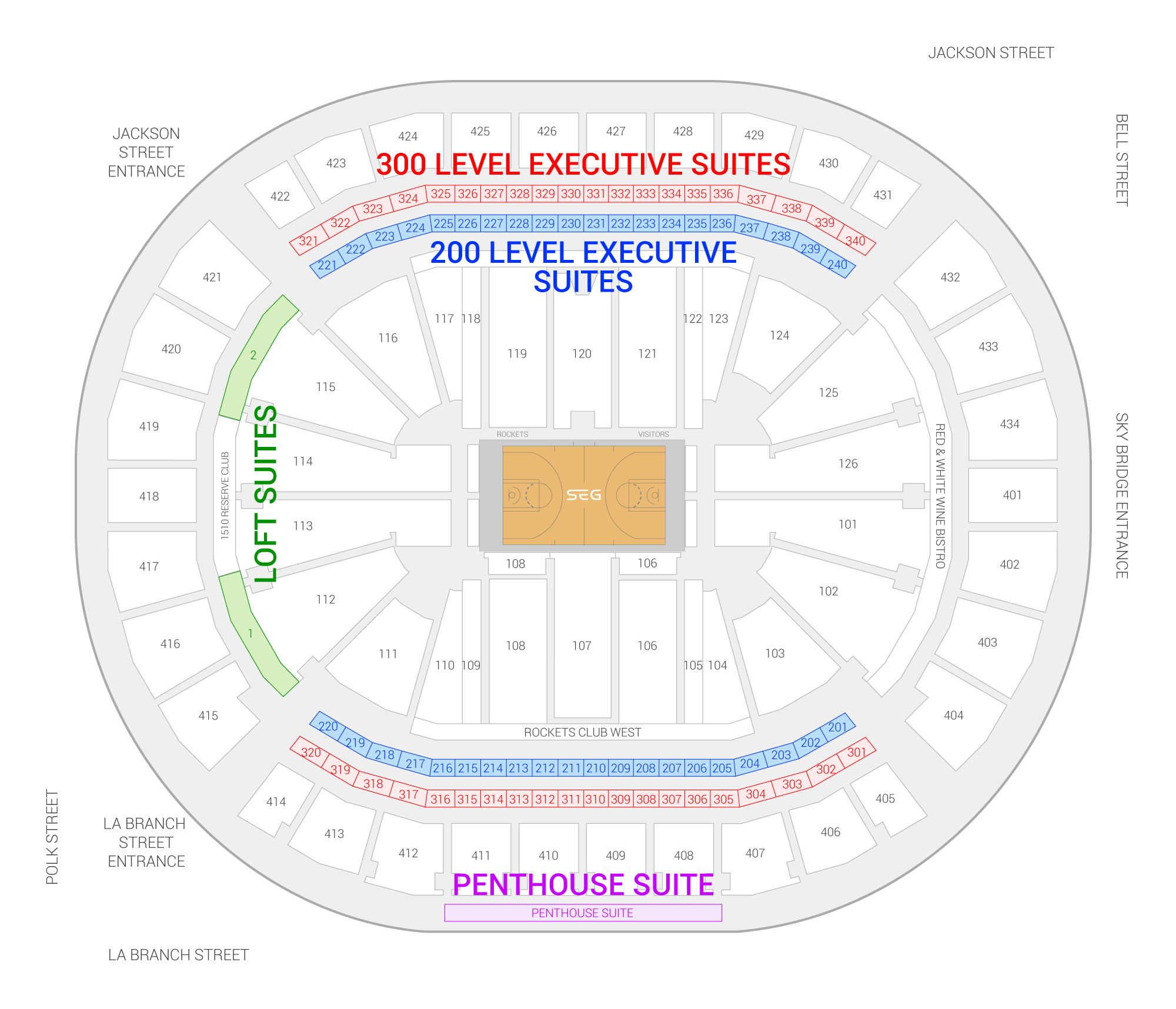 Toyota Center Seating Chart | Cabinets Matttroy