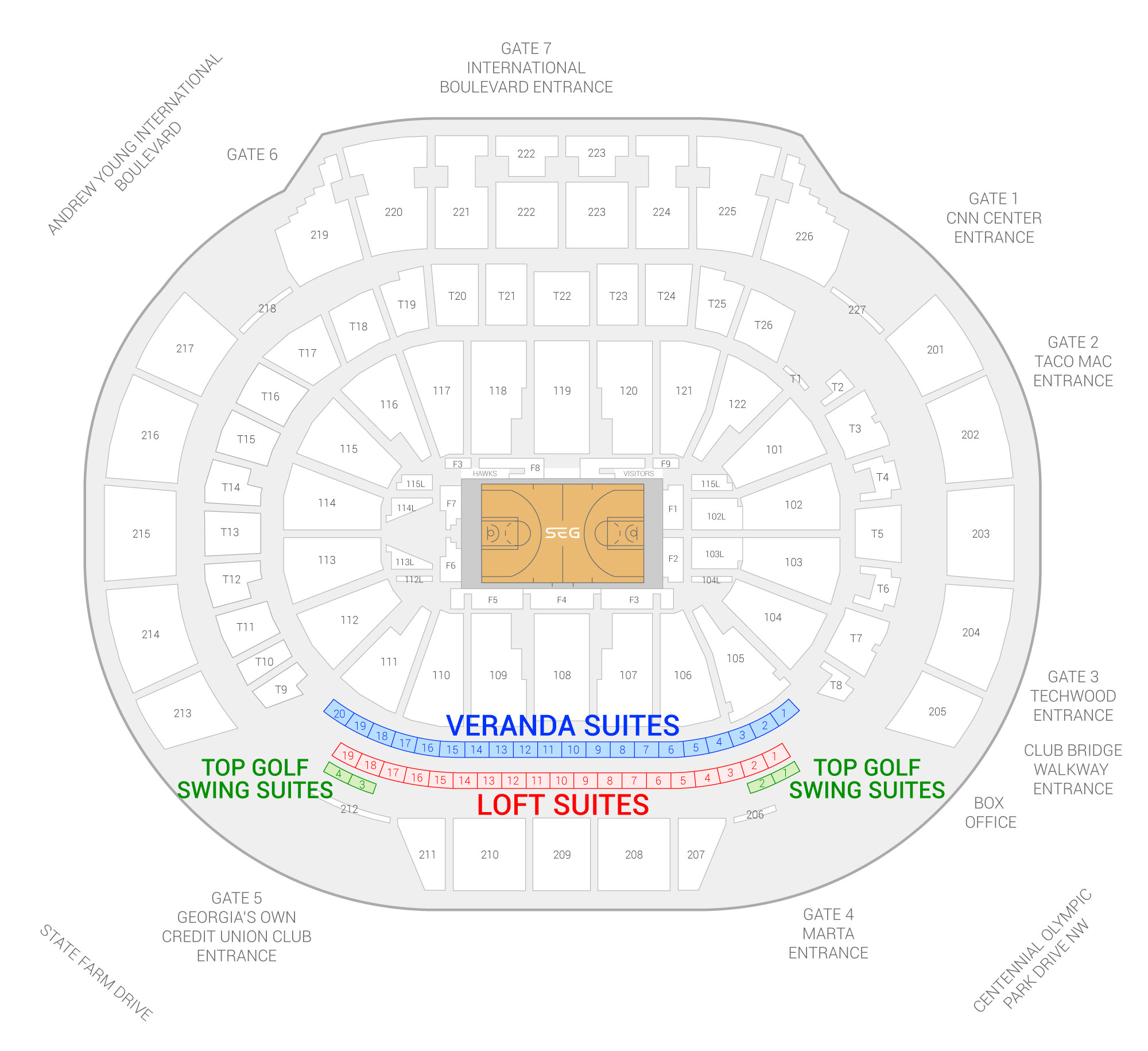 State Farm Arena Atlanta Seating Chart