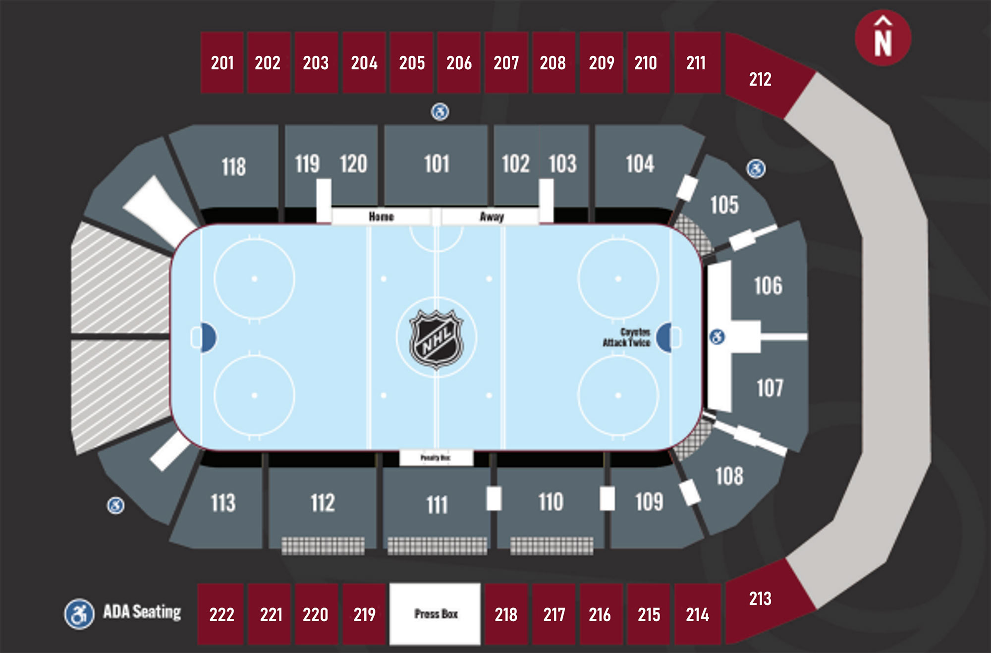 gila river arena seating