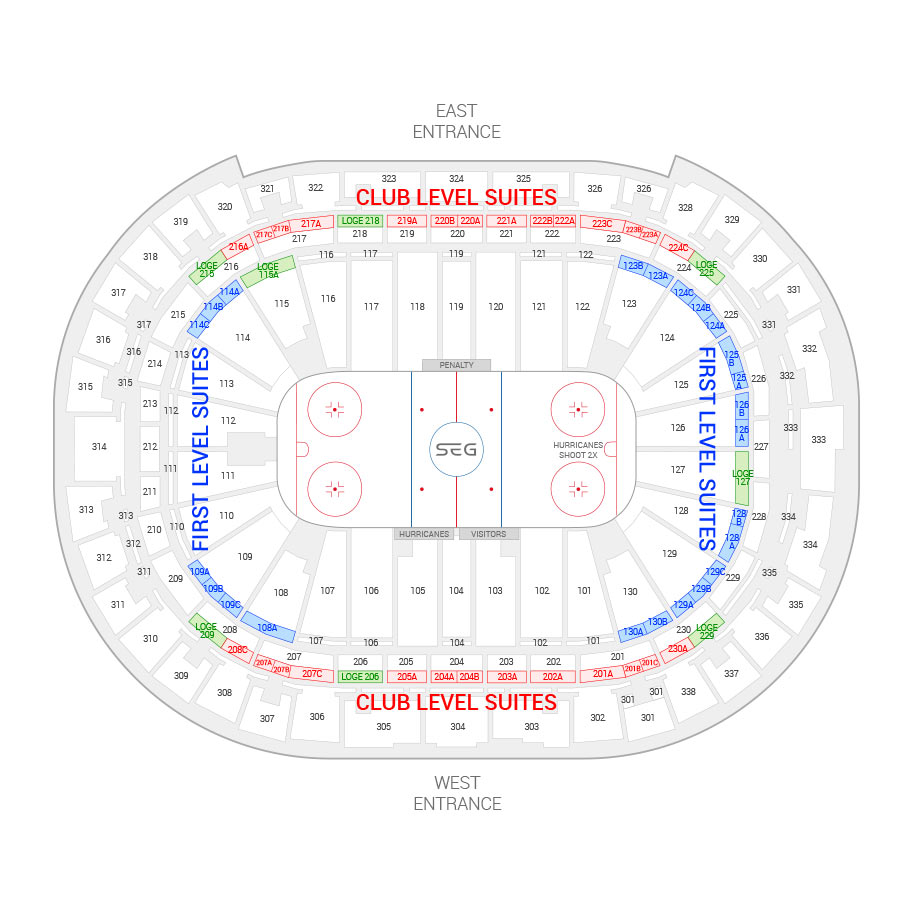 Interactive Seating Chart Pnc Arena Raleigh