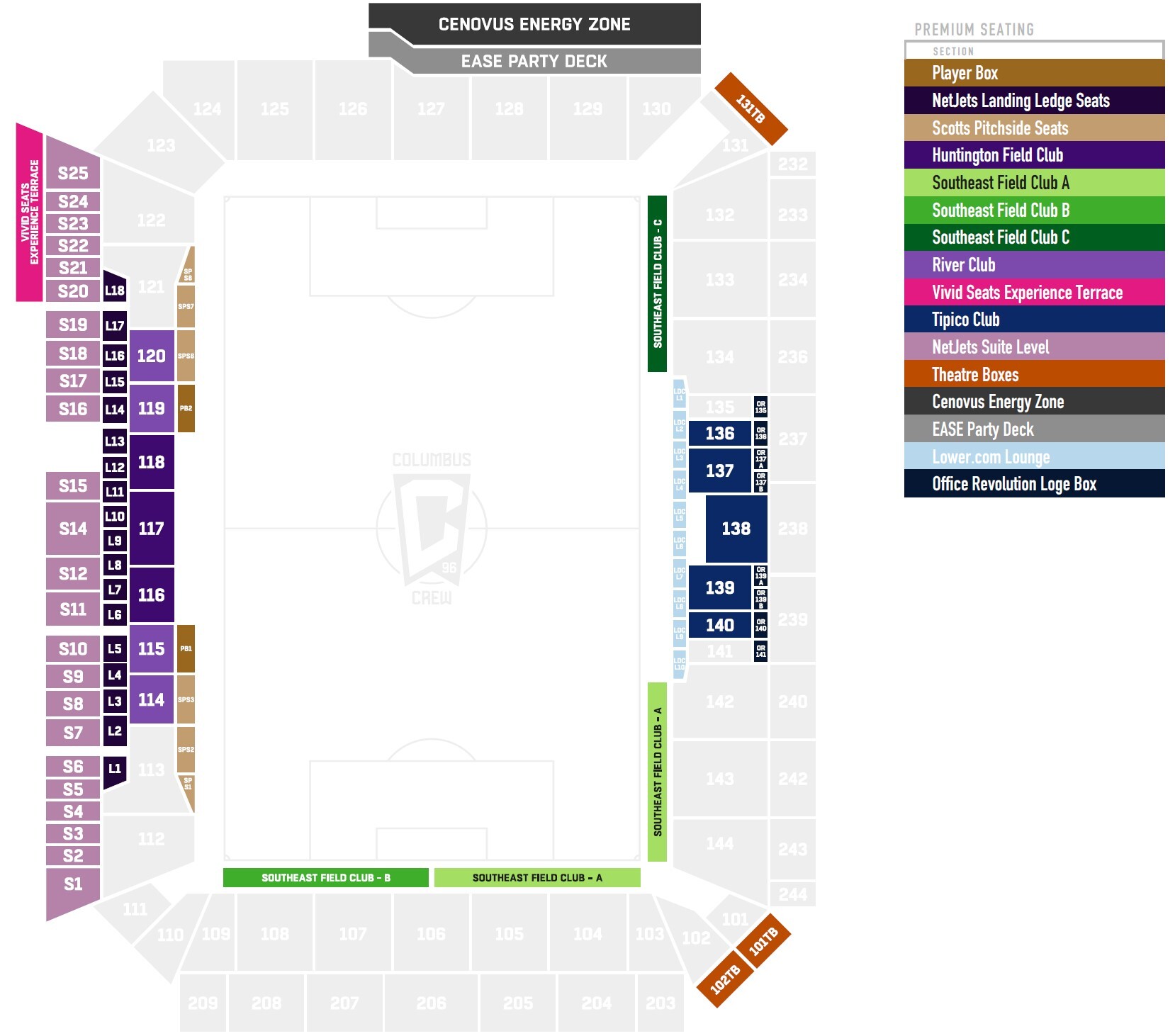 Lower.com Field /  Suite Map and Seating Chart