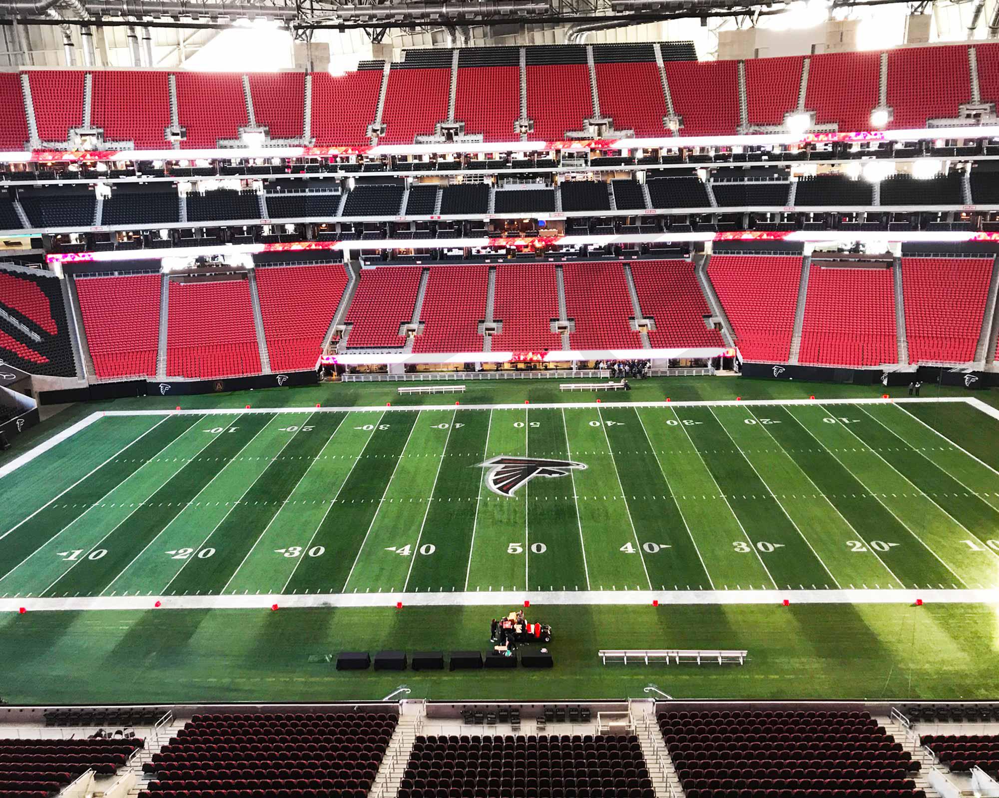 Mercedes-Benz Stadium, level 3, S1 - Suite Level, home of Atlanta Falcons,  Atlanta United