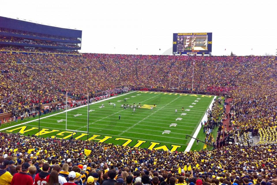 The Big House Michigan Stadium Seating Chart Bios Pics