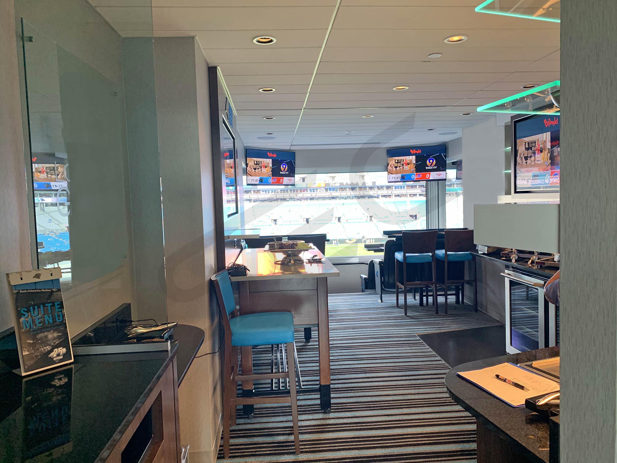 Carolina Panthers vs. Green Bay Packers Suites